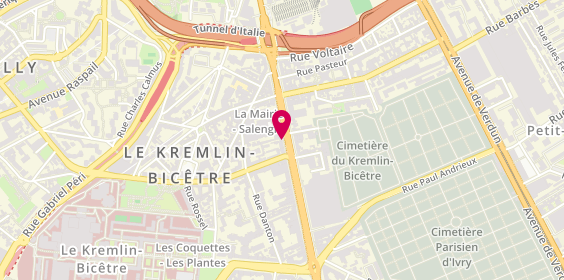 Plan de Jacob'or, 44 avenue de Fontainebleau, 94270 Le Kremlin-Bicêtre