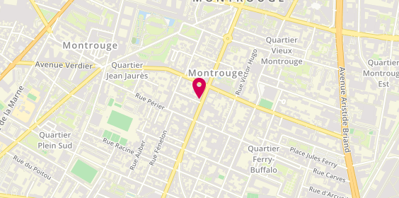 Plan de Les Nouveaux Bijoutiers, 102 avenue de la République, 92120 Montrouge