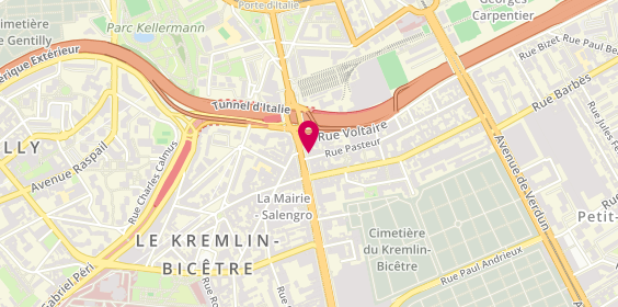 Plan de Comptoir d'Italie, 13 avenue de Fontainebleau, 94270 Le Kremlin-Bicêtre