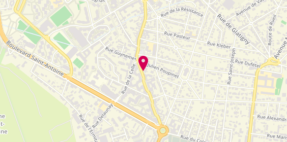 Plan de Bijouterie Collier-Poupeau, 40 Rue de Versailles, 78150 Le Chesnay-Rocquencourt