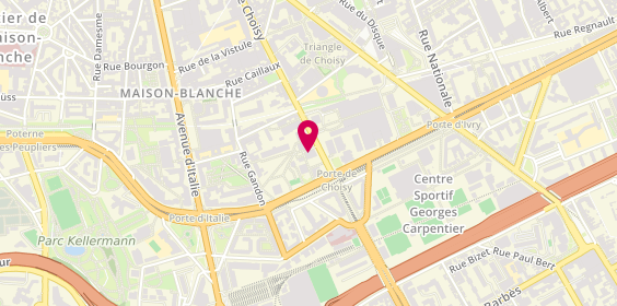 Plan de La Petite Joaillerie, 15 avenue de Choisy, 75013 Paris
