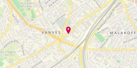 Plan de Clivia Vanves, 24 Rue Jean Bleuzen, 92170 Vanves