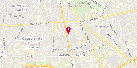 Plan de La Perle d'Orient, 81 avenue d'Italie, 75013 Paris