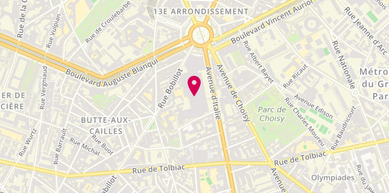 Plan de Lovisa, 30 avenue d'Italie, 75013 Paris