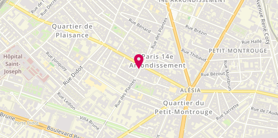 Plan de Charmey G, 44 Rue Plantes, 75014 Paris