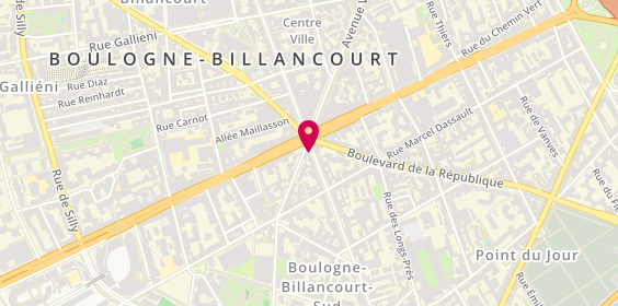 Plan de Galatée, 200 Boulevard Jean Jaurès, 92100 Boulogne-Billancourt