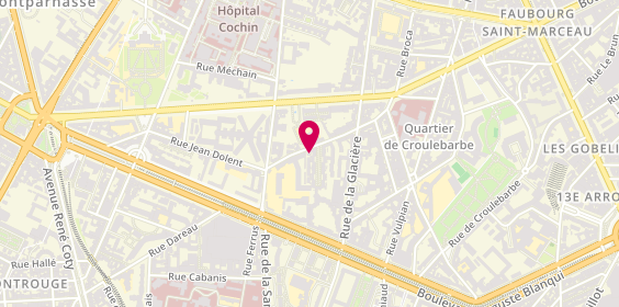 Plan de Barelier Estelle, 147 Rue Léon-Maurice Nordmann, 75013 Paris