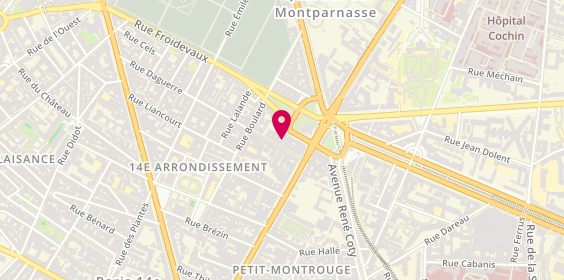 Plan de Or'in, 10 Rue Daguerre, 75014 Paris