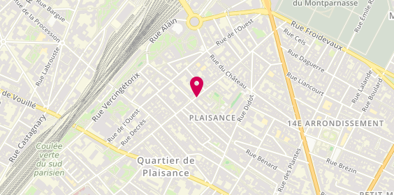 Plan de Jenny, 73 Rue Raymond Losserand, 75014 Paris