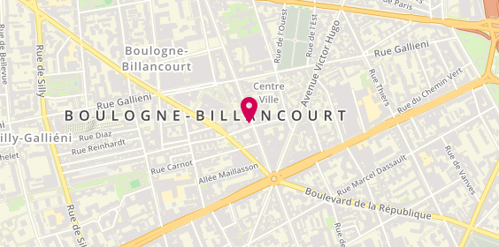 Plan de Agatha, 158 Boulevard Jean Jaurès, 92100 Boulogne-Billancourt