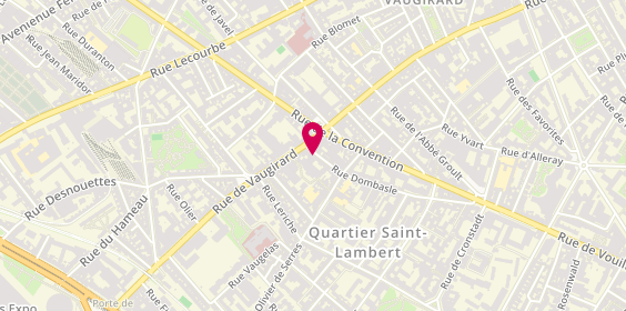 Plan de Maison Beigbeder, 6 Rue Dombasle, 75015 Paris