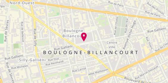 Plan de Cleor, 5 Rue Tony Garnier C/ Commercial Passages, 92100 Boulogne-Billancourt
