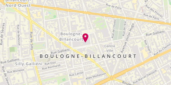 Plan de Guérin, 5 Rue Tony Garnier, 92100 Boulogne-Billancourt