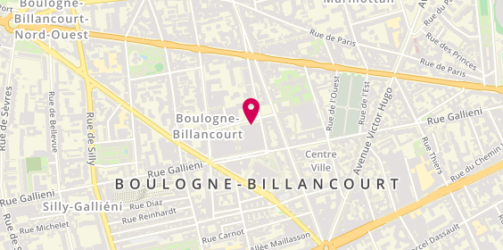 Plan de Swarovski, 5 Rue Tony Garnier, 92100 Boulogne-Billancourt