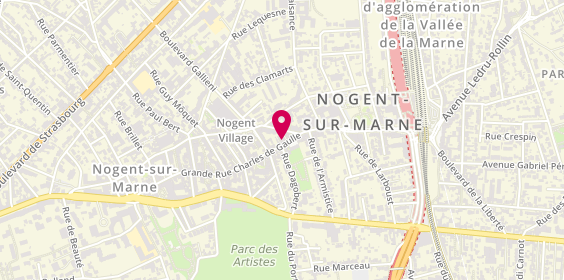 Plan de Bijouterie Morel Étoile d'Or Nogent, 151 grande Rue Charles de Gaulle, 94130 Nogent-sur-Marne