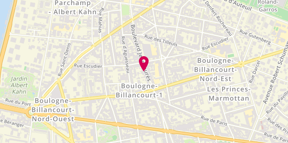 Plan de Bijouterie Patrick Féraud Joaillier, 30 Bis Boulevard Jean Jaurès Attention Numero 30 Bis, 92100 Boulogne-Billancourt
