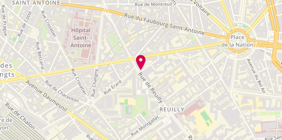 Plan de L'Océane, 39 Rue de Reuilly, 75012 Paris
