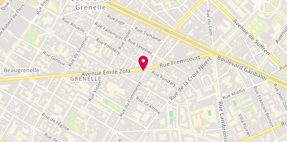 Plan de Louis Pion, 40 Rue du Commerce, 75015 Paris