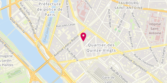 Plan de Atelier Margaux Toussaint, 8 Rue de Lyon, 75012 Paris