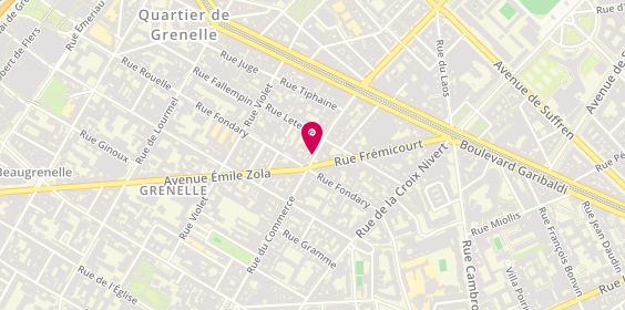 Plan de L'Atelier d'Amaya, 32 Rue du Commerce, 75015 Paris