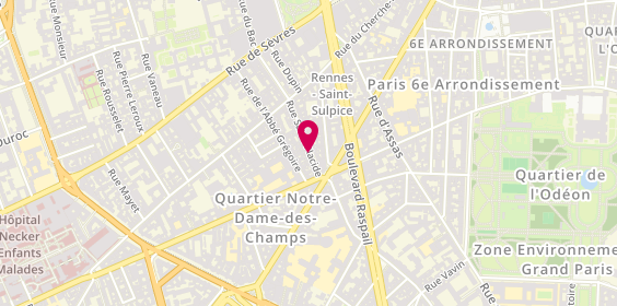 Plan de Jurga Paris, 54 Rue Saint Placide, 75006 Paris