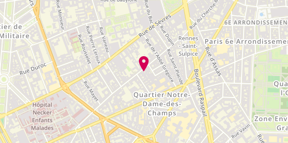 Plan de La Lueur de l'Aube, 77 Rue du Cherche-Midi, 75006 Paris