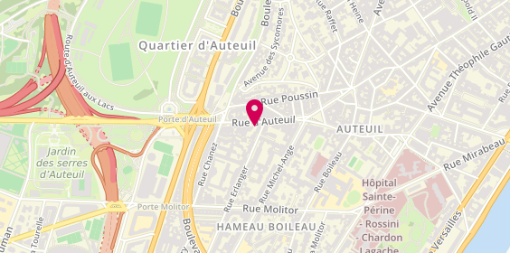 Plan de Anthéor, 69 Rue d'Auteuil, 75016 Paris