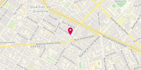Plan de Mondial Or, 30 Rue Letellier, 75015 Paris