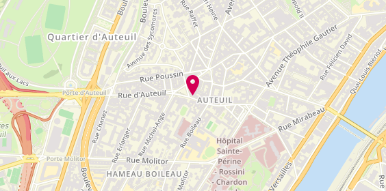 Plan de Barrier & Fils Auteuil, 44 Rue d'Auteuil, 75016 Paris