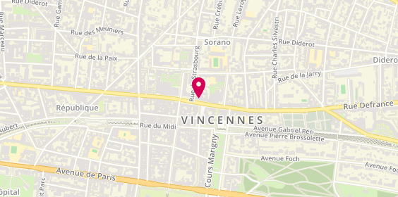 Plan de Intempore'l, 110 Rue de Fontenay, 94300 Vincennes