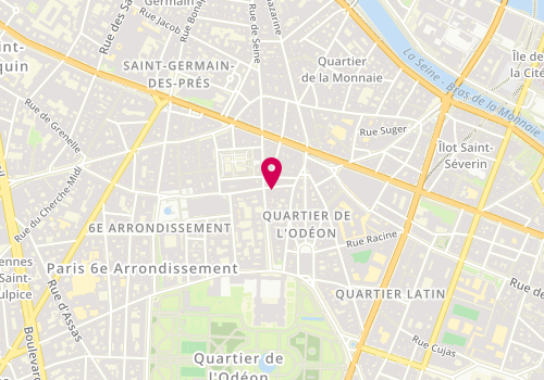 Plan de Tilly Paris, 15 Rue Saint-Sulpice, 75006 Paris