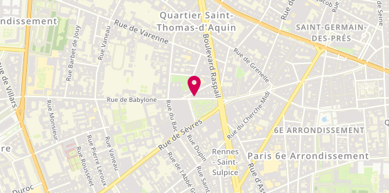Plan de Philippe Ferrandis, 12 Rue de Babylone, 75007 Paris