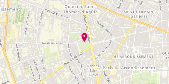 Plan de Arnaud Chadourne, 6 Rue de Babylone, 75007 Paris
