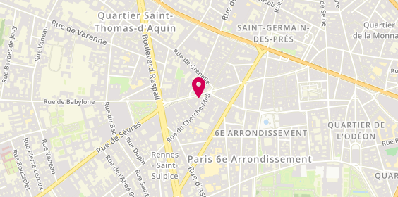 Plan de Soc Loiseau Aycardi Horloger, 3 Rue Sèvres, 75006 Paris