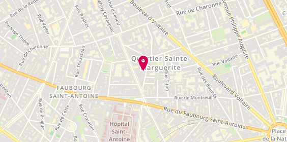 Plan de Paulette à Bicyclette, Sur Rendez-Vous
13 Rue Paul Bert, 75011 Paris