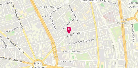 Plan de Mister Gold, 43 Rue d'Avron, 75020 Paris