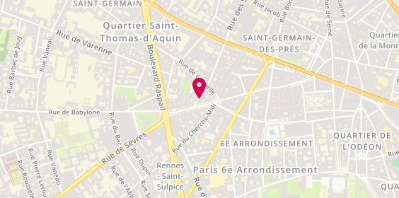 Plan de DJULA - Saints-Pères, 83 Rue des Saints-Pères, 75006 Paris