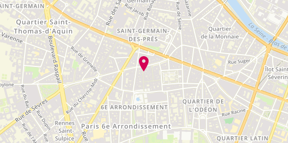Plan de L'HEURE ST GERMAIN - Boutique de Montres Paris 6 / Magasin de Montres 75006, 7 Rue des Canettes, 75006 Paris
