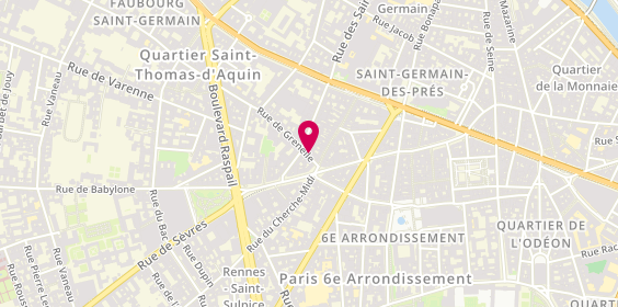 Plan de Céline d'Aoust, 8 Rue de Grenelle, 75006 Paris