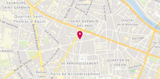 Plan de Diamantissimo, 28 Rue du Four, 75006 Paris