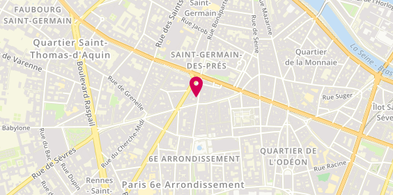 Plan de Rivluxe, 58 Rue Bonaparte, 75006 Paris