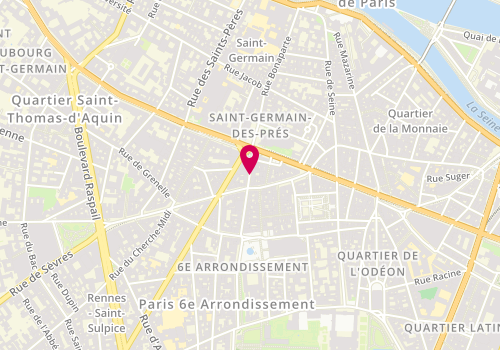Plan de Seiko, 47 Rue Bonaparte, 75006 Paris