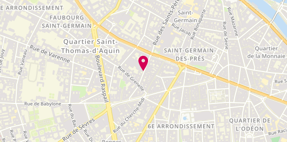 Plan de Stone Paris, 60 Rue des Saints-Pères, 75007 Paris
