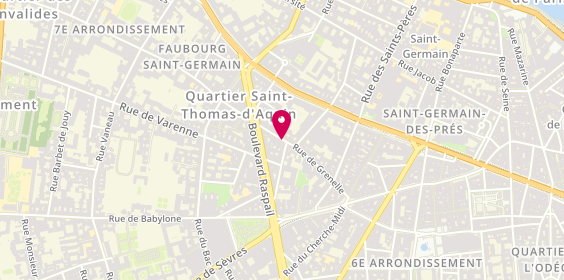 Plan de Emmanuelle Zysman, 33 Rue de Grenelle, 75007 Paris