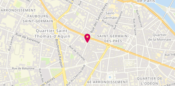 Plan de Boutique Aurélie Bidermann, 55 Bis Rue des Saints-Pères, 75006 Paris