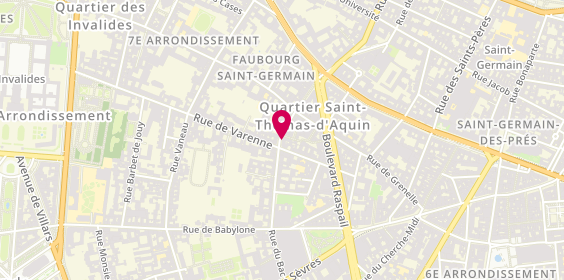 Plan de Ignace, 87 Rue du Bac, 75007 Paris