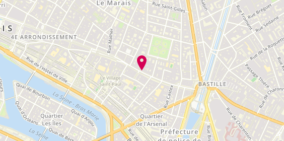 Plan de Chicabon, 58 Rue Saint-Antoine, 75004 Paris