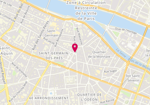 Plan de Scrives, 46 Rue de Seine, 75006 Paris