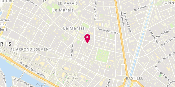 Plan de Francis, 13 Rue des Francs Bourgeois, 75004 Paris