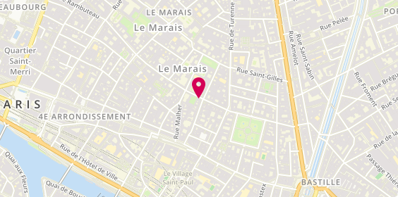 Plan de Satellite Bijoux, 23 Rue des Francs Bourgeois, 75004 Paris